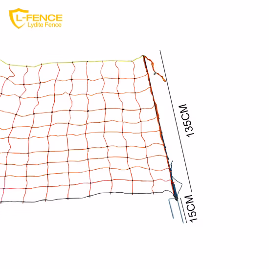 Rete per recinto elettrico Lydite, lunghezza 50 m, con picchetti doppi, per pecore