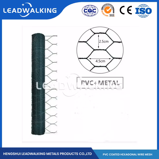 Rete metallica esagonale zincata per gabbie per pollame, giardino e giochi per bambini